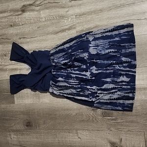 Converse Navy tie-dye pattern dress